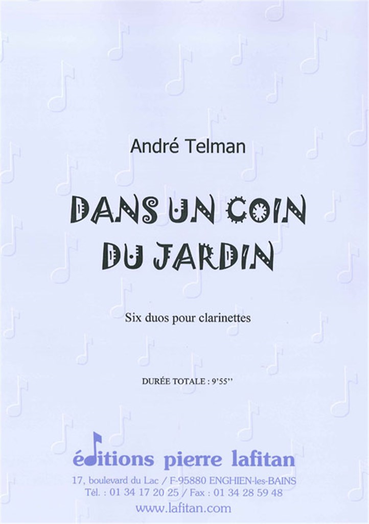 Dans Un Coin du Jardin (Six Duos)